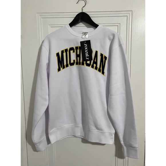 NWT University of Michigan Wolverines Crewneck Sweatshirt Size XS - Picture 1 of 7
